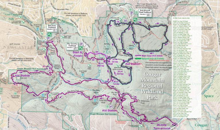 26.2 Mile Race Course Map