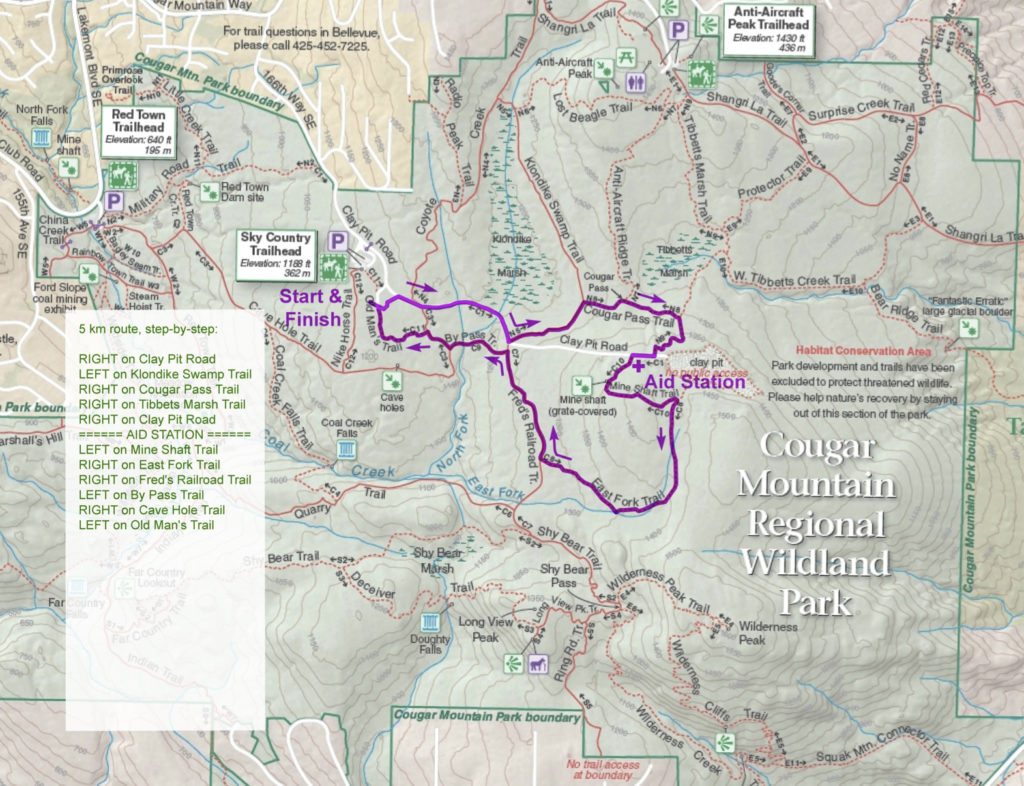 5K Course Map